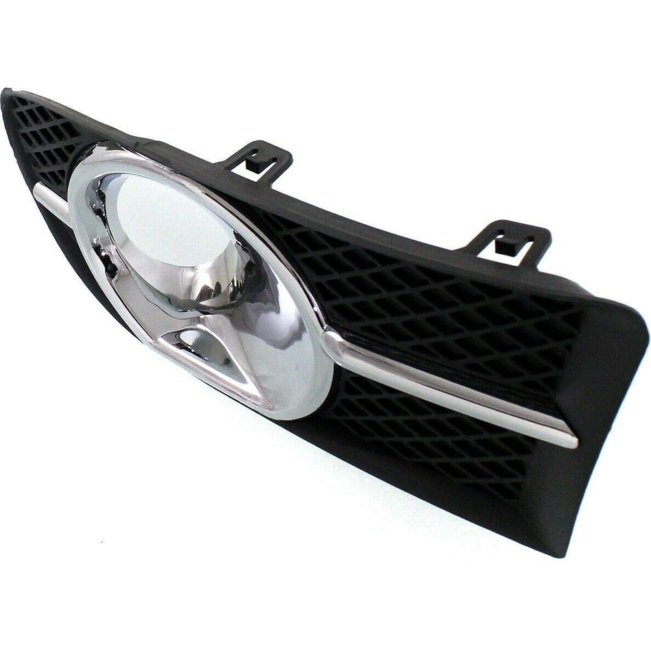 DAT AUTO PARTS Front Left Driver Side Fog Light Bezel Cover Trim Molding Bumper Insert Replacement For 2012-2017 Buick Verano Black Textured Plasti...