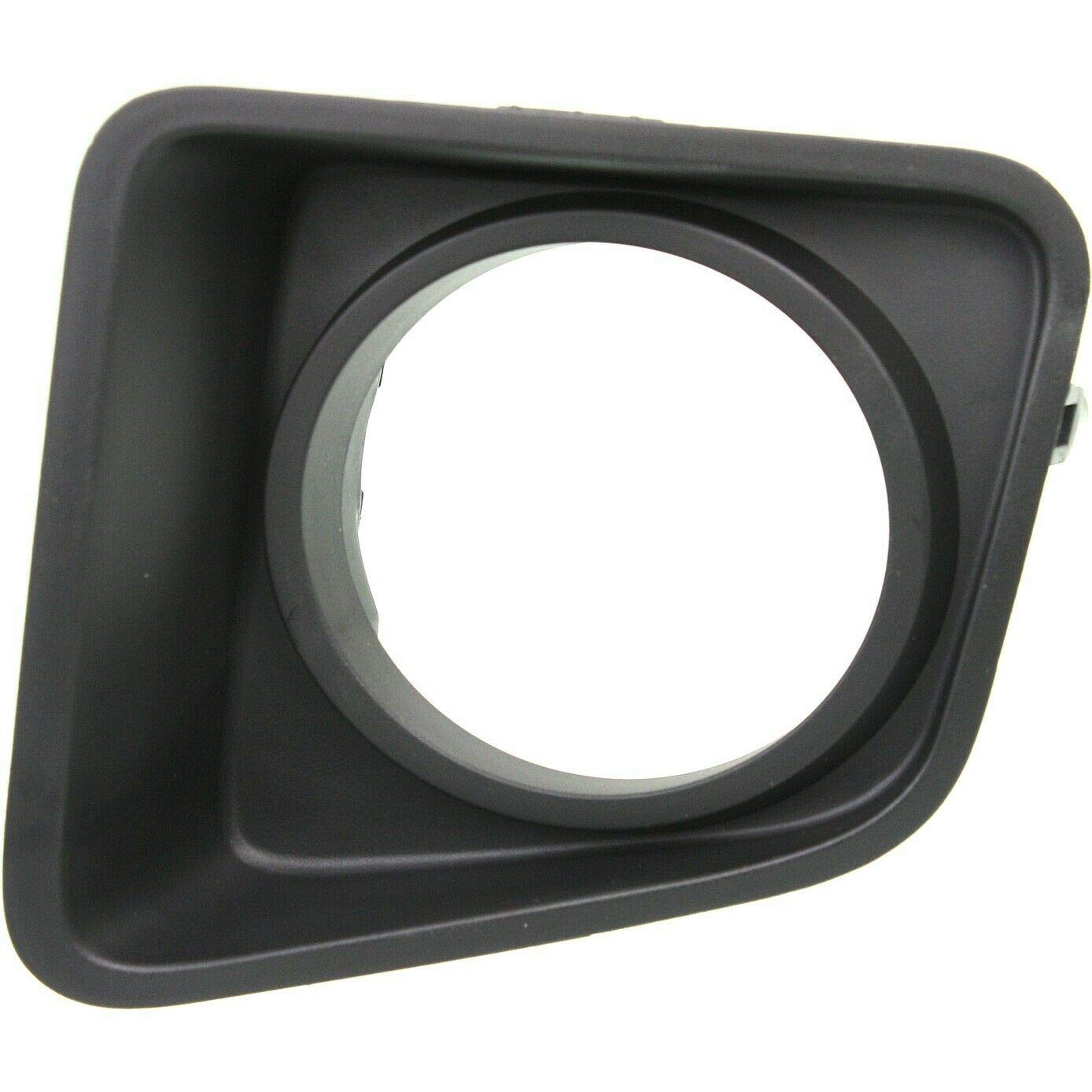 DAT AUTO PARTS Left Front Driver Side Fog Light Cover Bezel Insert Trim Replacement For 2014-2020 Toyota Tundra Black Textured Plastic TO1038175 52...