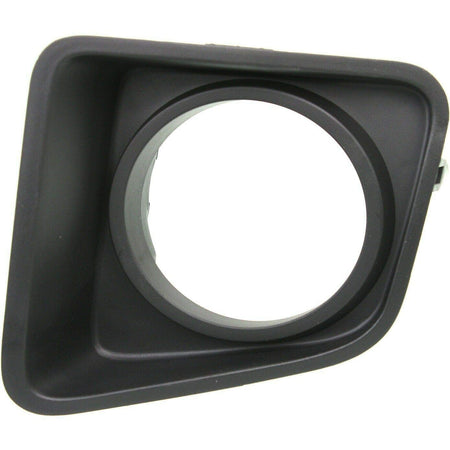 DAT AUTO PARTS Left Front Driver Side Fog Light Cover Bezel Insert Trim Replacement For 2014-2020 Toyota Tundra Black Textured Plastic TO1038175 52...