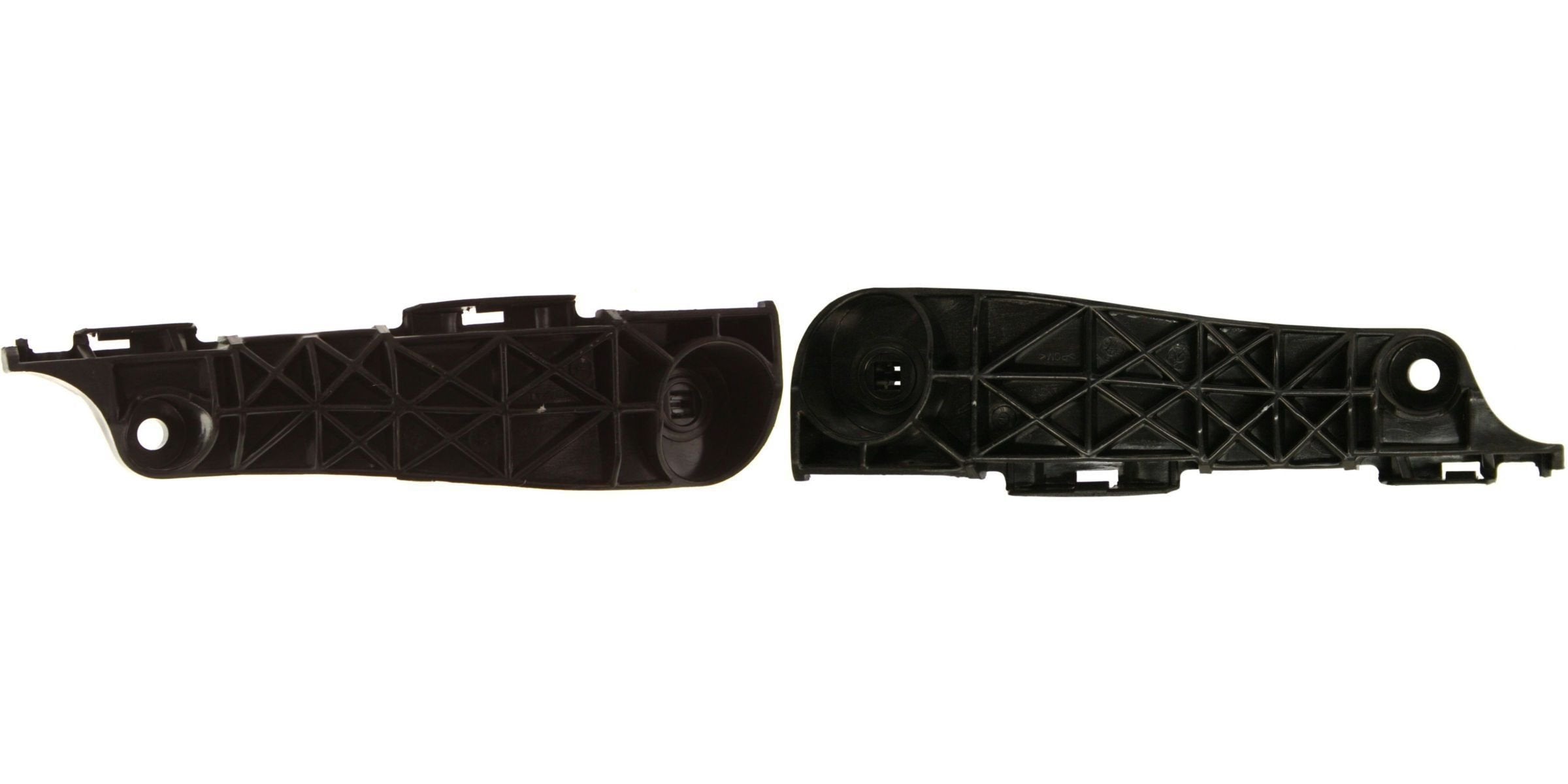 DAT AUTO PARTS Front Left Driver and Right Passenger Side Bumper Cover Support Bracket Set of 2 Replacement for 2006-2012 Toyota RAV4 Black Texture...