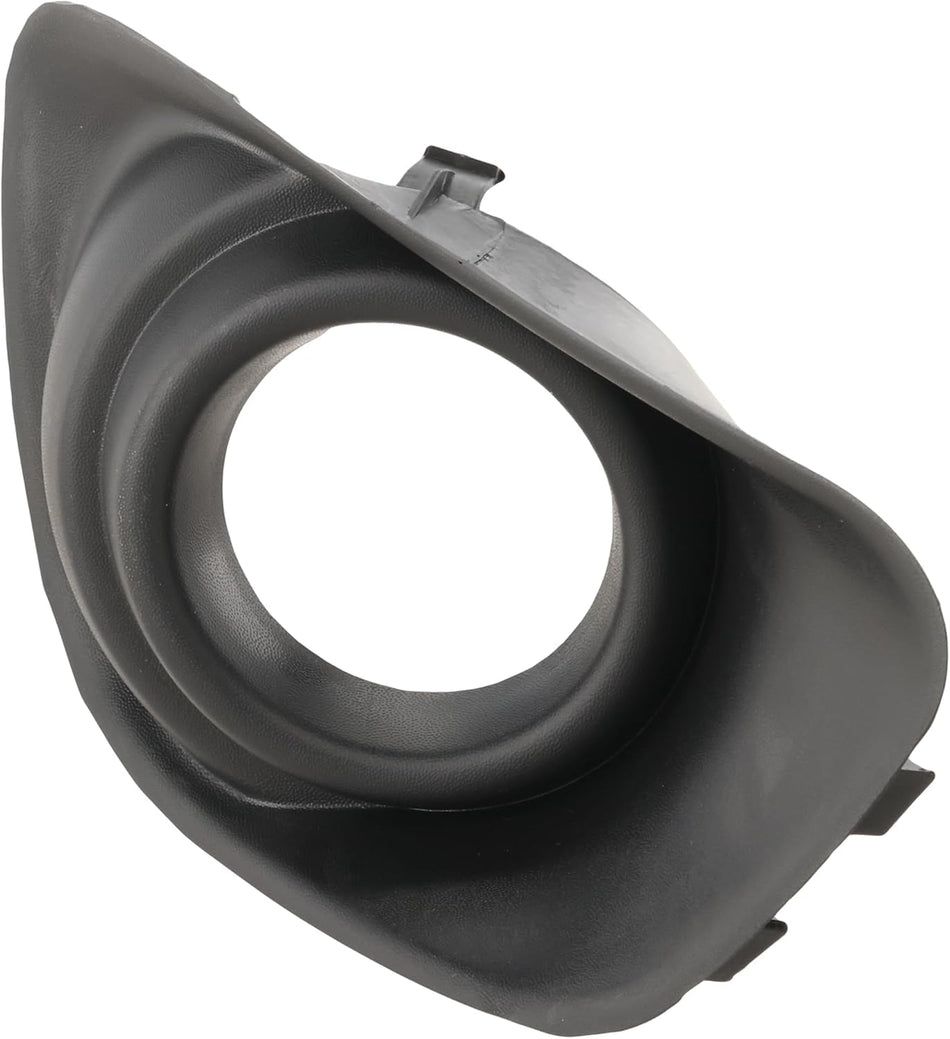 DAT AUTO PARTS Front Right Passenger Side Bumper Fog Light Cover Bezel Trim Insert Replacement For 2011-2017 Jeep Compass Black Textured Plastic wi...
