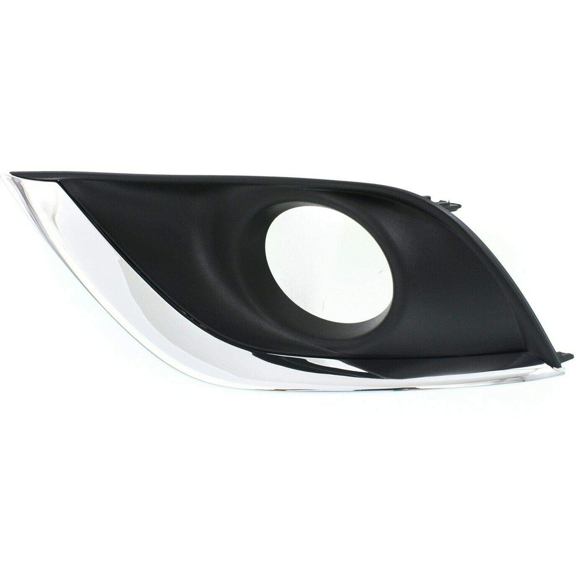 DAT AUTO PARTS Left Front Driver Side Fog Light Bezel Replacement for 2015-2019 Nissan Versa Black Textured NI1038134 622576W80A