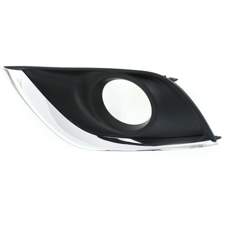 DAT AUTO PARTS Left Front Driver Side Fog Light Bezel Replacement for 2015-2019 Nissan Versa Black Textured NI1038134 622576W80A