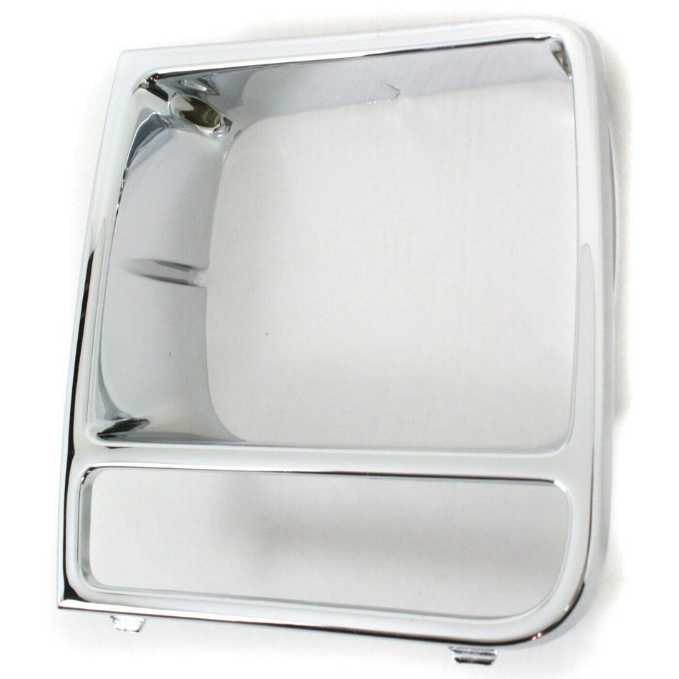 Front Driver Side Headlight Door Fits 1997-2001 Jeep Cherokee SE Sport Classic Limited Chrome CH2512165