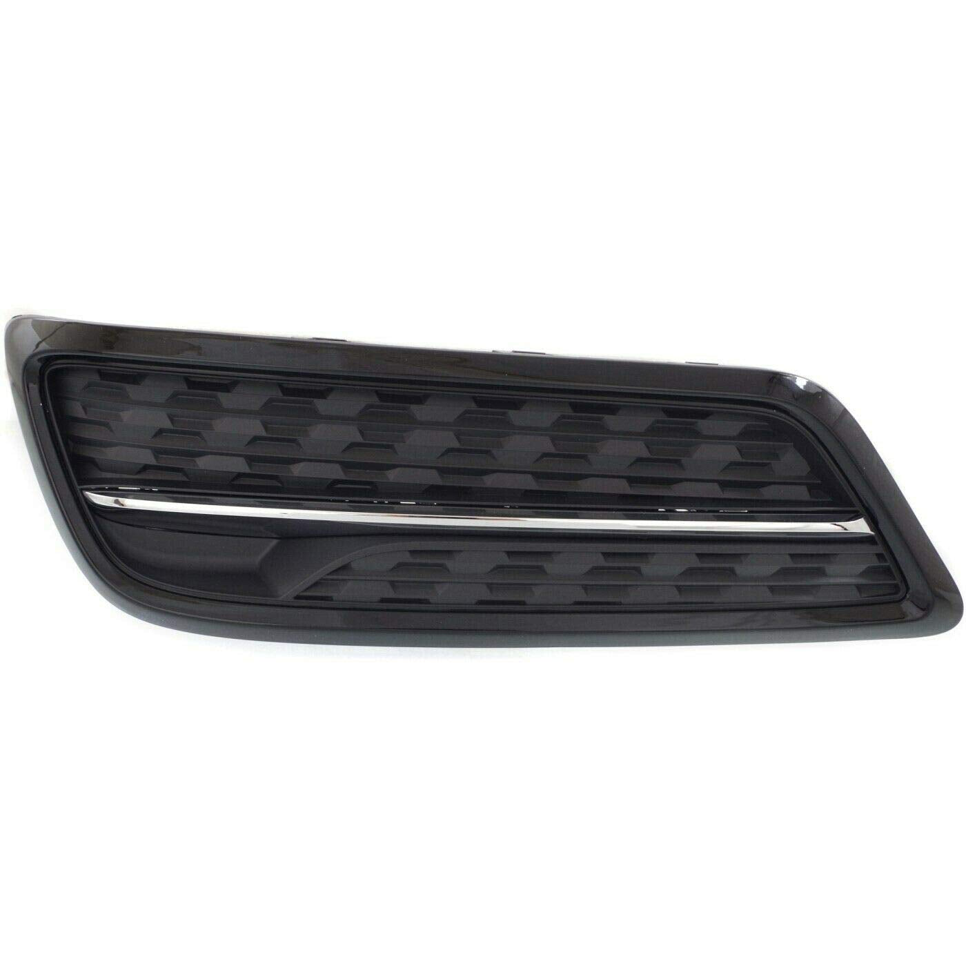 DAT AUTO PARTS Left Driver Side Fog Light Cover Replacement For 2014-2016 Acura MDX Black Textured AC1038105 71107TZ5A00