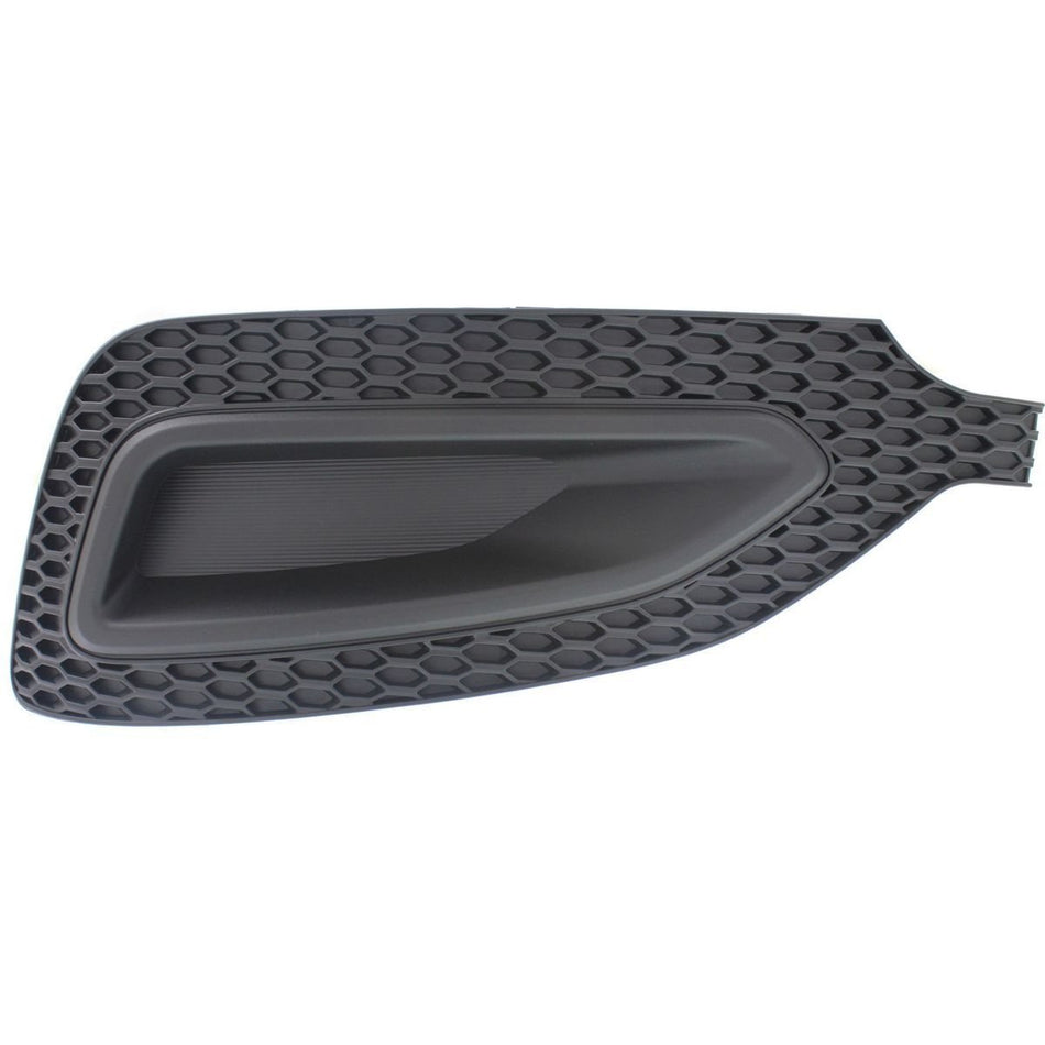 DAT AUTO PARTS Front Left Driver & Right Passenger Set of 2 Fog Light Cover Grille Molding Trim Replacement For 2013-2016 Hyundai Santa Fe Sport Bl...