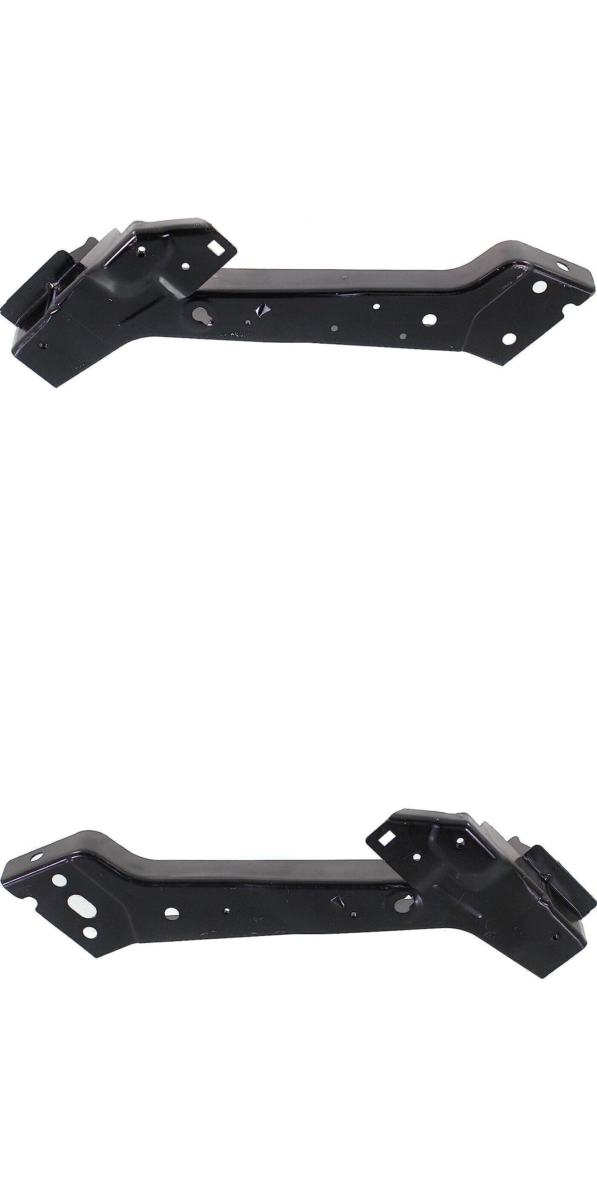 DAT AUTO PARTS Front Right Passenger & Left Driver Side Pair Upper Radiator Support Bracket Replacement For 2011 - 2021 Jeep Grand Cherokee Black S...