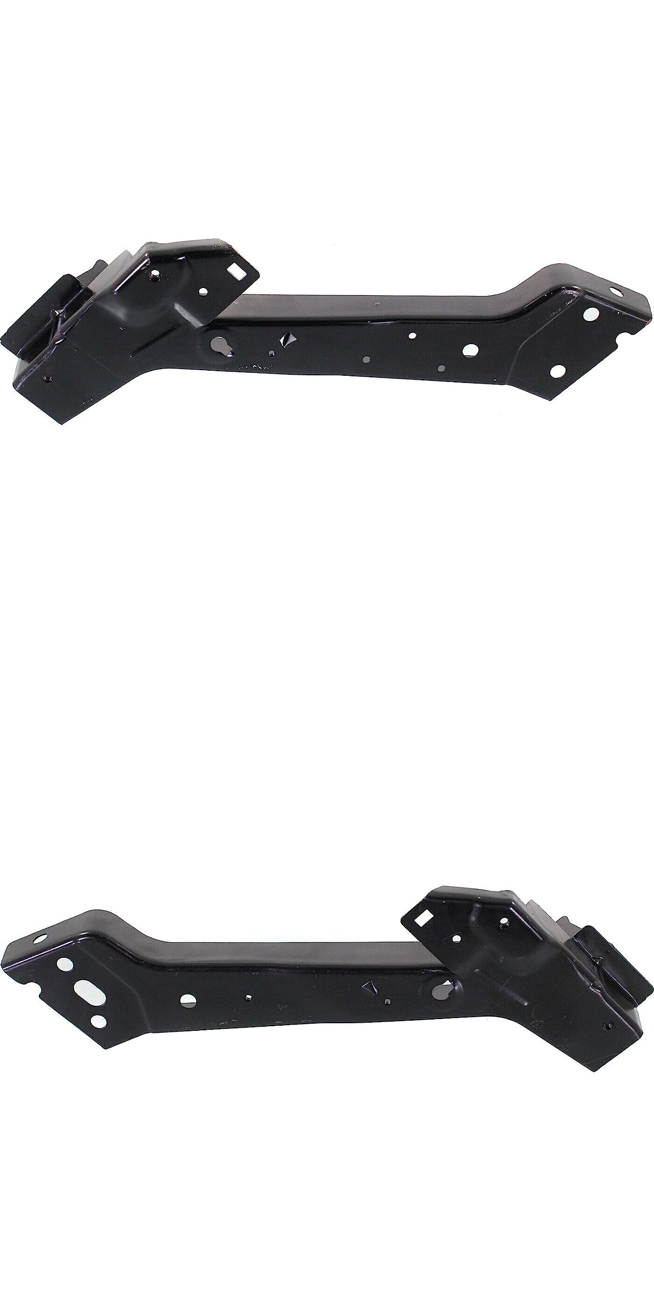 DAT AUTO PARTS Front Right Passenger & Left Driver Side Pair Upper Radiator Support Bracket Replacement For 2011 - 2021 Jeep Grand Cherokee Black S...