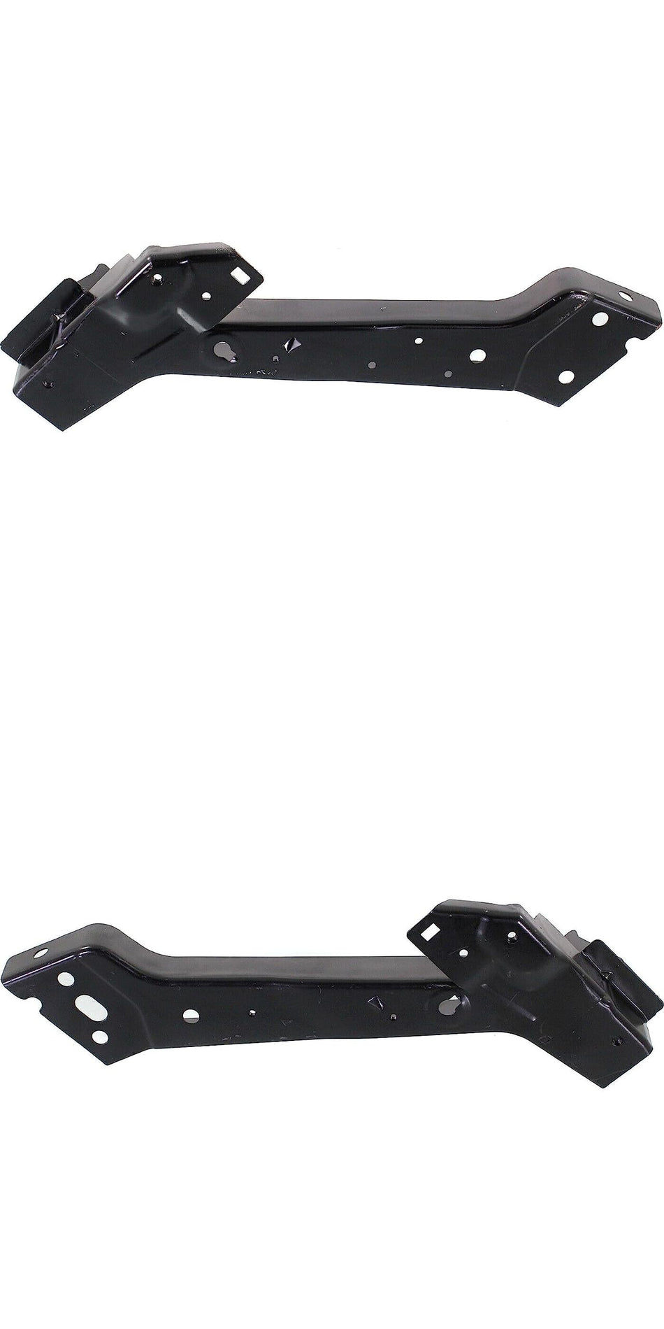 DAT AUTO PARTS Front Right Passenger & Left Driver Side Pair Upper Radiator Support Bracket Replacement For 2011 - 2021 Jeep Grand Cherokee Black S...