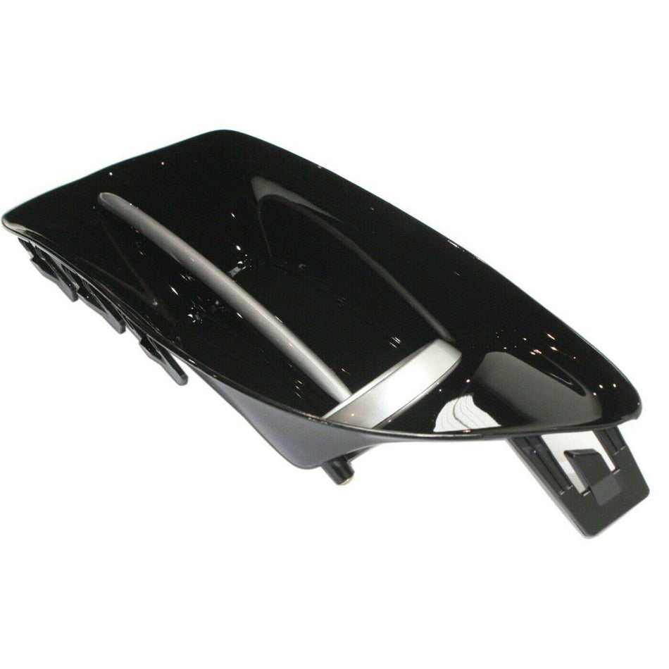 DAT AUTO PARTS Front Right Passenger Side Bumper Fog Light Cover Trim Bezel Insert Replacement For 2013-2016 Dodge Dart Glossy Black Smooth Plastic...