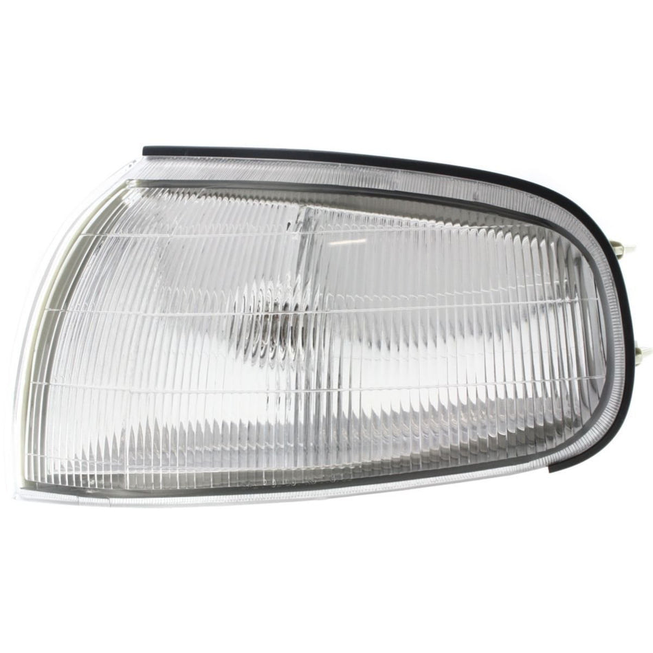 Front Driver and Passenger Side Parking Light Assembly Fits 1994 Toyota Camry Clear Lens TO2520107