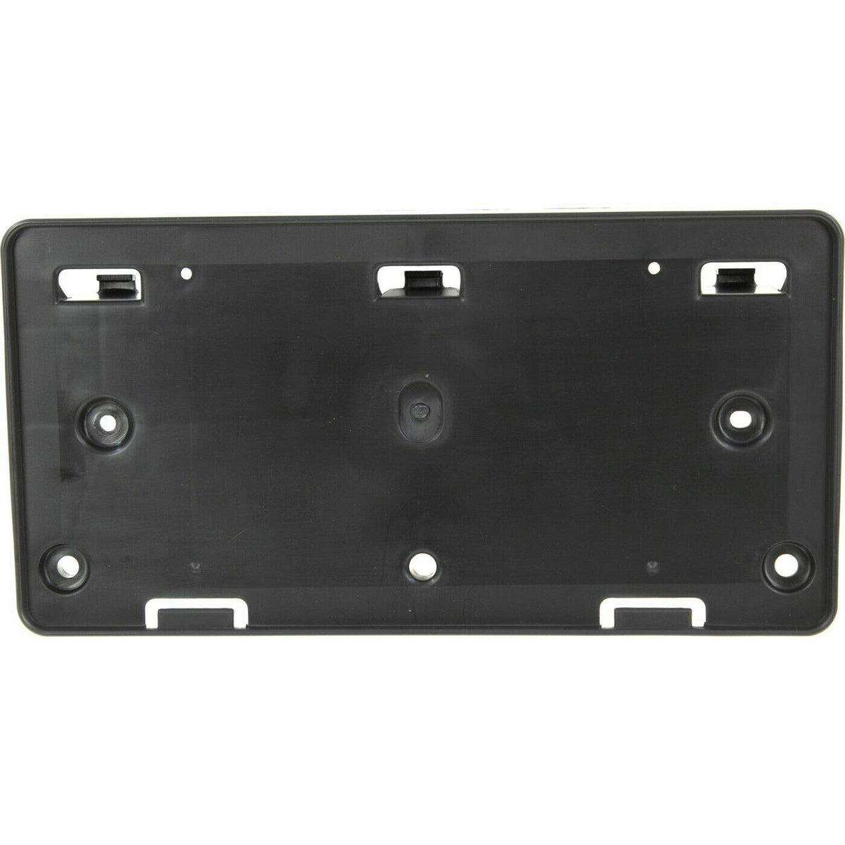 DAT AUTO PARTS Front Bumper License Plate Frame Tag Mounting Bracket Holder Cover Replacement for 2008-2017 Toyota Sequoia Black Textured Plastic T...
