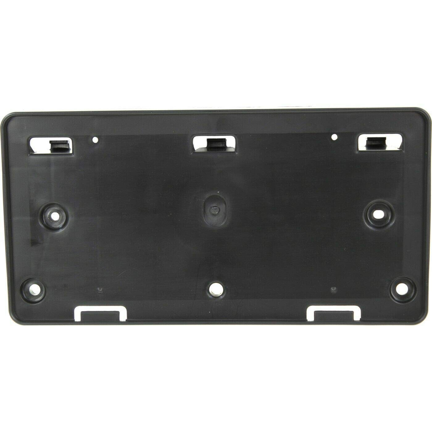 DAT AUTO PARTS Front Bumper License Plate Frame Tag Mounting Bracket Holder Cover Replacement for 2008-2017 Toyota Sequoia Black Textured Plastic T...