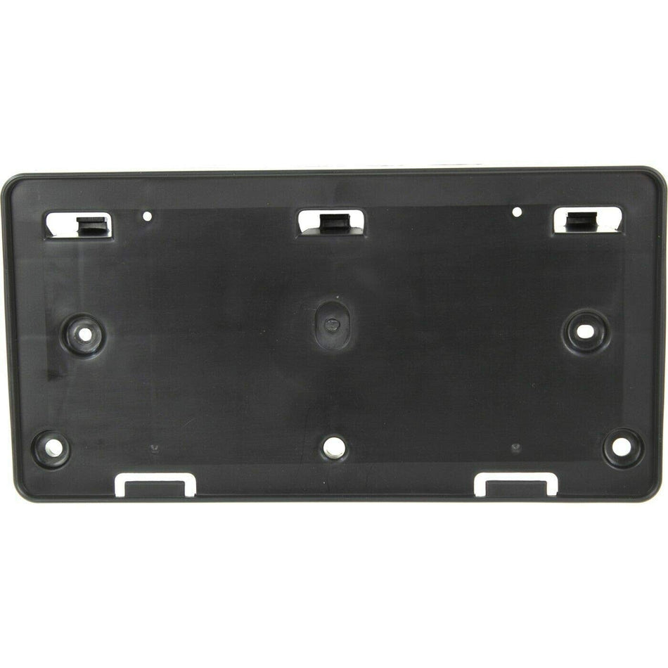 DAT AUTO PARTS Front Bumper License Plate Frame Tag Mounting Bracket Holder Cover Replacement for 2008-2017 Toyota Sequoia Black Textured Plastic T...