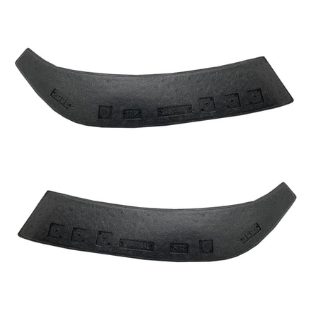 Front Driver & Passenger Side PAIR Upper Bumper Cover Support, Fits 2003–2025 Chevrolet Van Express & 2003–2025 GMC Van Savana, EPP Foam, Black Tex...