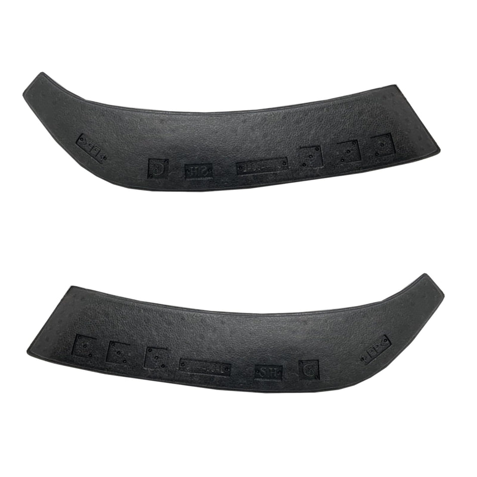 Front Driver & Passenger Side PAIR Upper Bumper Cover Support, Fits 2003–2025 Chevrolet Van Express & 2003–2025 GMC Van Savana, EPP Foam, Black Tex...