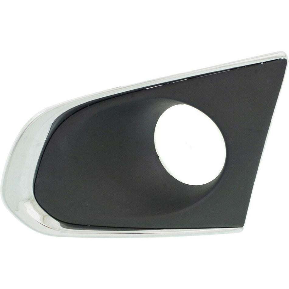 DAT AUTO PARTS Front Left Driver Side Fog Light Hole Cover Bezel Bumper Insert Molding Assembly Replacement for 2013-2016 Chevrolet Chevy Trax Blac...