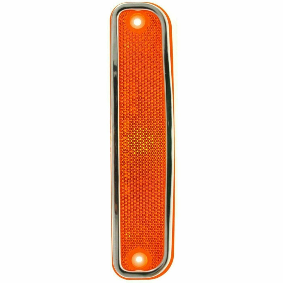 Parking Light Side Marker Fits 1973-1980 Chevy GMC C K Pickup Blazer Suburban Jimmy Front Driver Passenger Side Orange Lens GM2550108