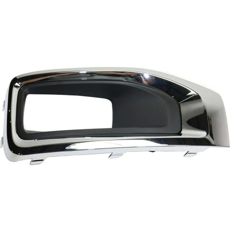DAT AUTO PARTS Front Right Passenger Side Fog Light Hole Bezel Cover Bumper Molding Insert Replacement For 2015-2020 GMC Yukon Black Textured Plast...