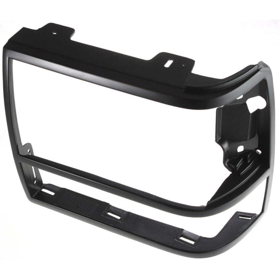 Front Driver & Passenger Set Of 2 Headlight Door Lamp Trim Bezel Molding Pair Replacement For 1989-1992 Ford Ranger Pickup Truck 1991-1994 Explorer...