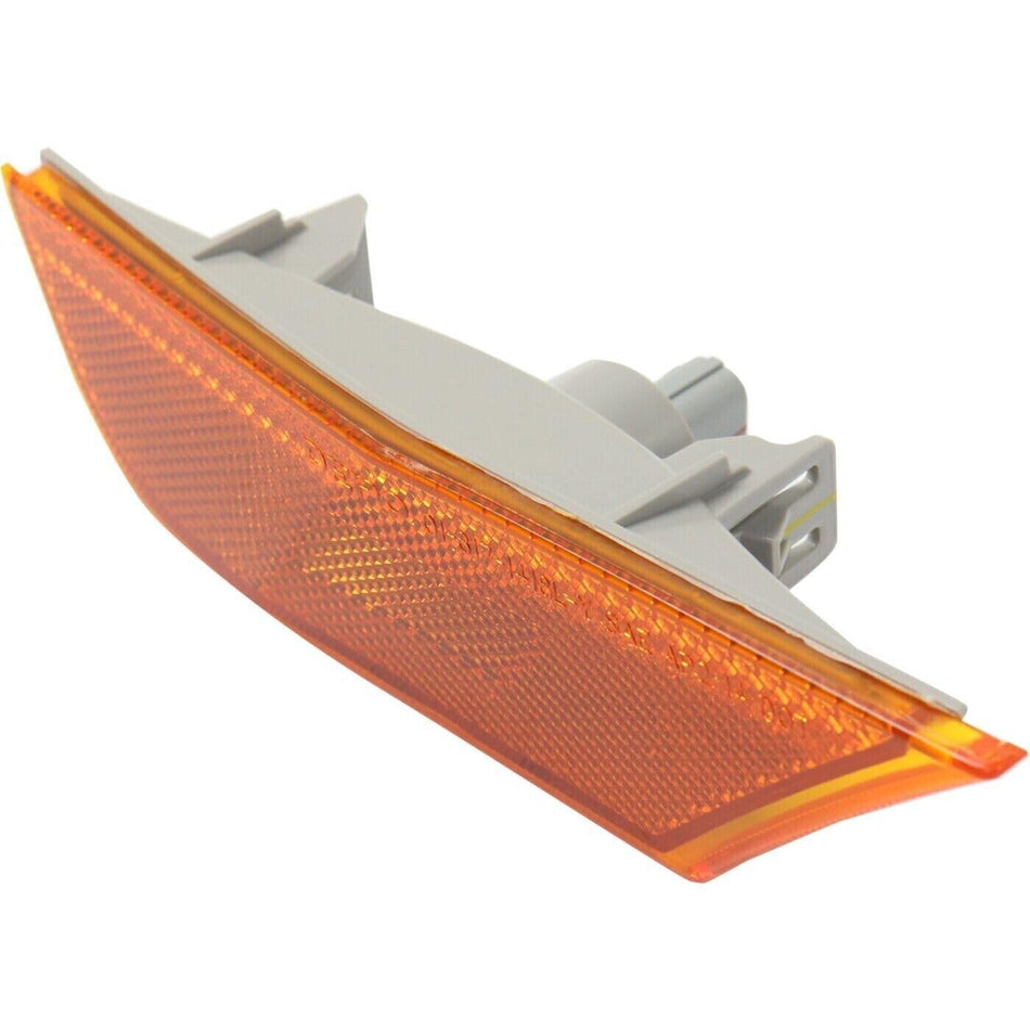 DAT AUTO PARTS Front Right Passenger & Left Driver Side Signal Side Marker Light Set Of 2 Replacement For 2018 - 2023 Honda Odyssey Orange Lens HO2...
