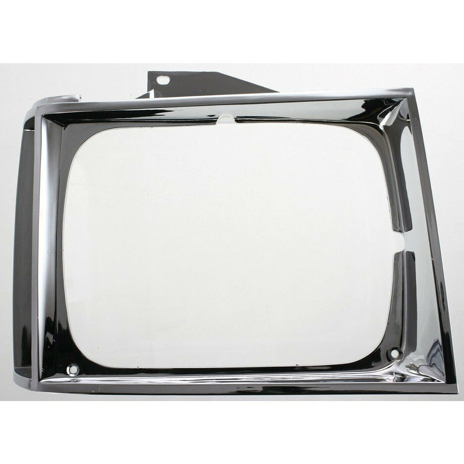 DAT AUTO PARTS Front Right Passenger Side Head Light Door Grille Replacement For 1982-1990 Chevrolet S10 Silver Chrome Grill GM2513121 15591586