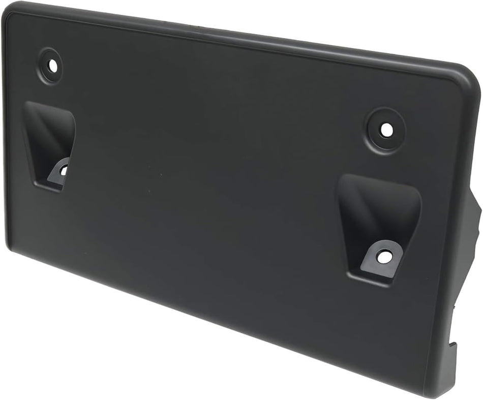DAT AUTO PARTS Front Bumper License Plate Bracket Frame Tag Mounting Holder, For 2024-2025 Volkswagen Atlas Cross Sport R-Line, Black Textured Fini...
