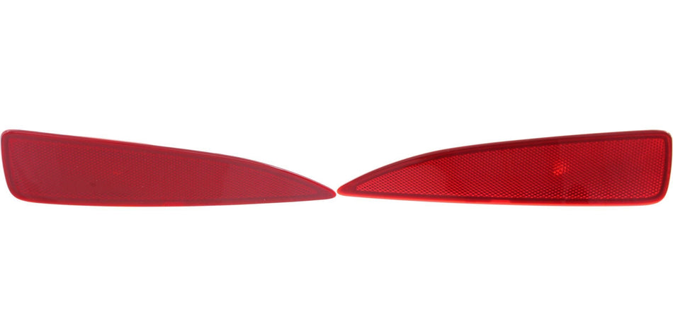 DAT AUTO PARTS REAR BUMPER COVER REFLECTOR SET OF TWO REPLACEMENT FOR 12-14 TOYOTA YARIS EXCEPT SE MODEL 3/5 DOOR HATCHBACK LEFT DRIVER AND RIGHT P...