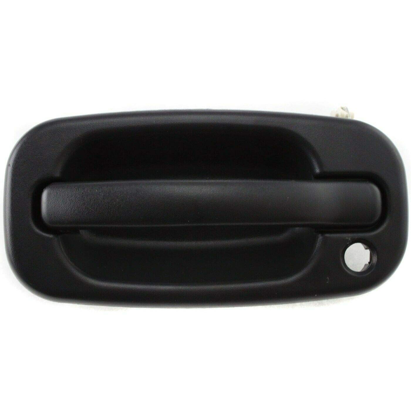 DAT AUTO PARTS Outside Front Left Driver Side Exterior Door Handle Textured Black Replacement For 99 - 07 Silverado Sierra Pickup Truck Black Textu...
