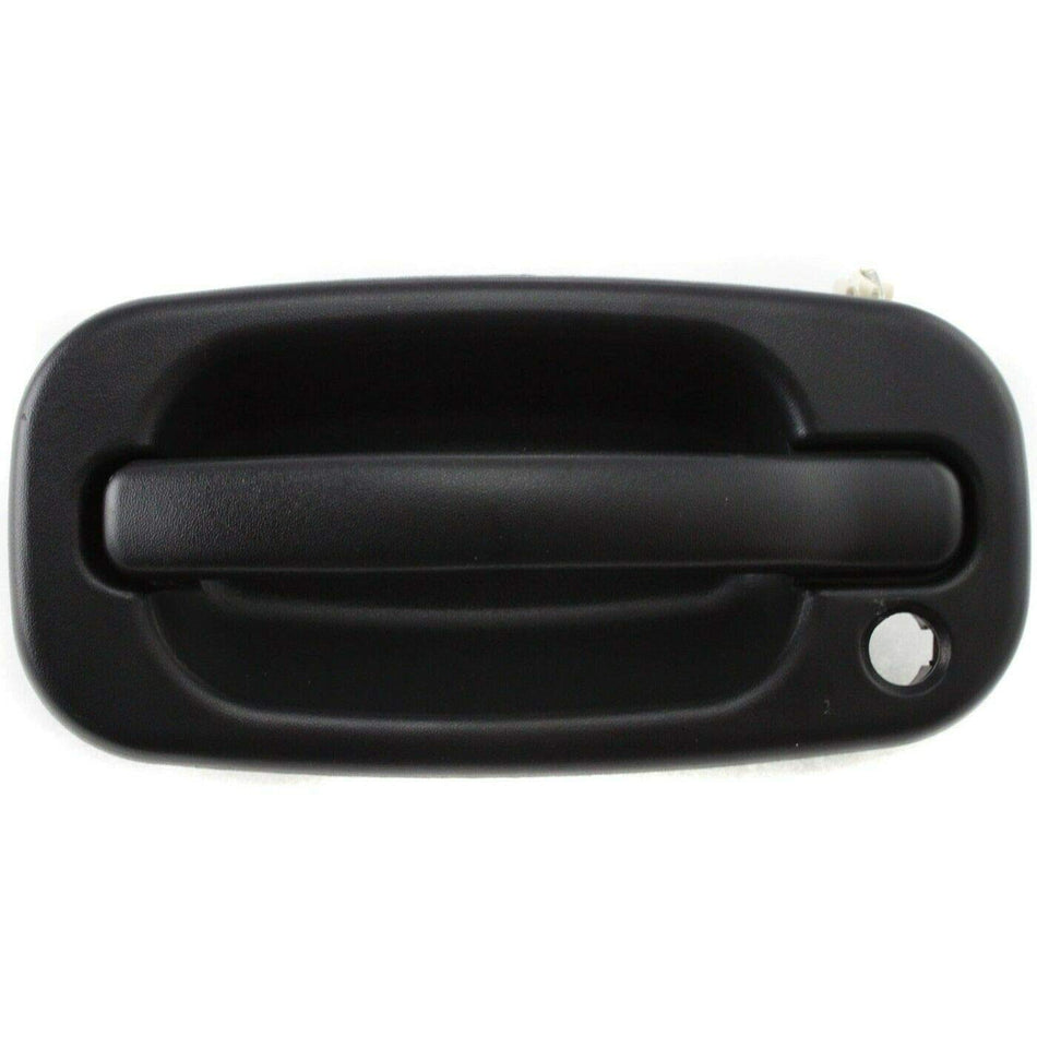 DAT AUTO PARTS Outside Front Left Driver Side Exterior Door Handle Textured Black Replacement For 99 - 07 Silverado Sierra Pickup Truck Black Textu...