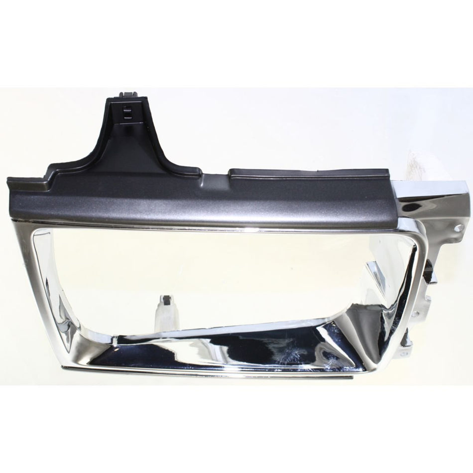Front Right Passenger Side Head Light Headlight Door Molding Insert Headlamp Bezel Cover Grille Trim Replacement For 1986 1987 1988 1989 Toyota 4Ru...