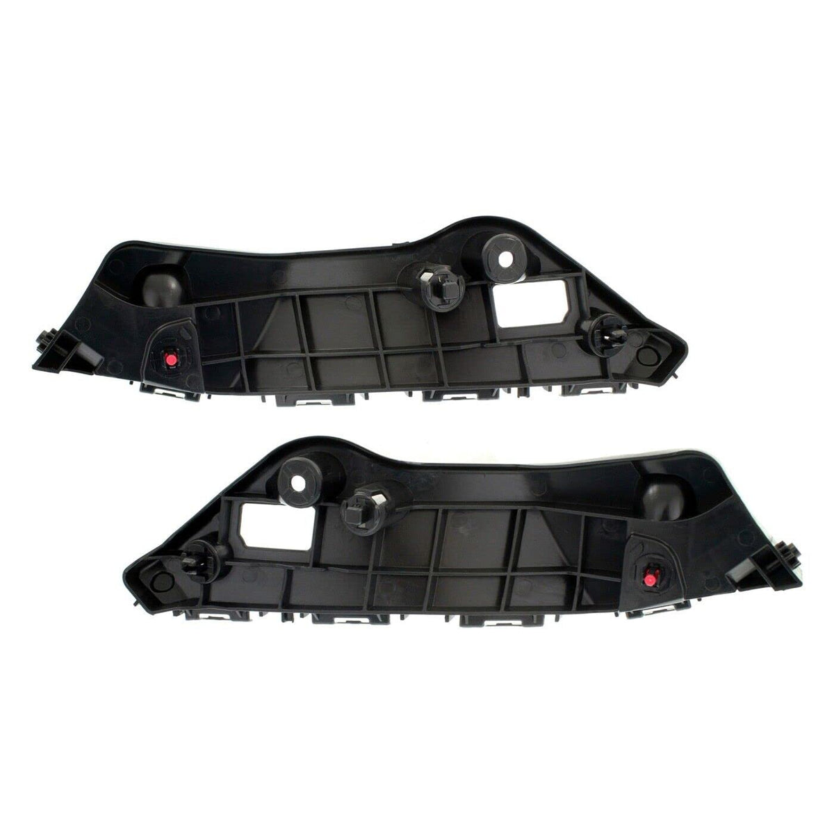 DAT AUTO PARTS Front Left Driver & Right Passenger Side Outer Set Bumper Cover Support Bracket Reatiner Replacement For 2013 - 2015 Toyota RAV4 Bla...