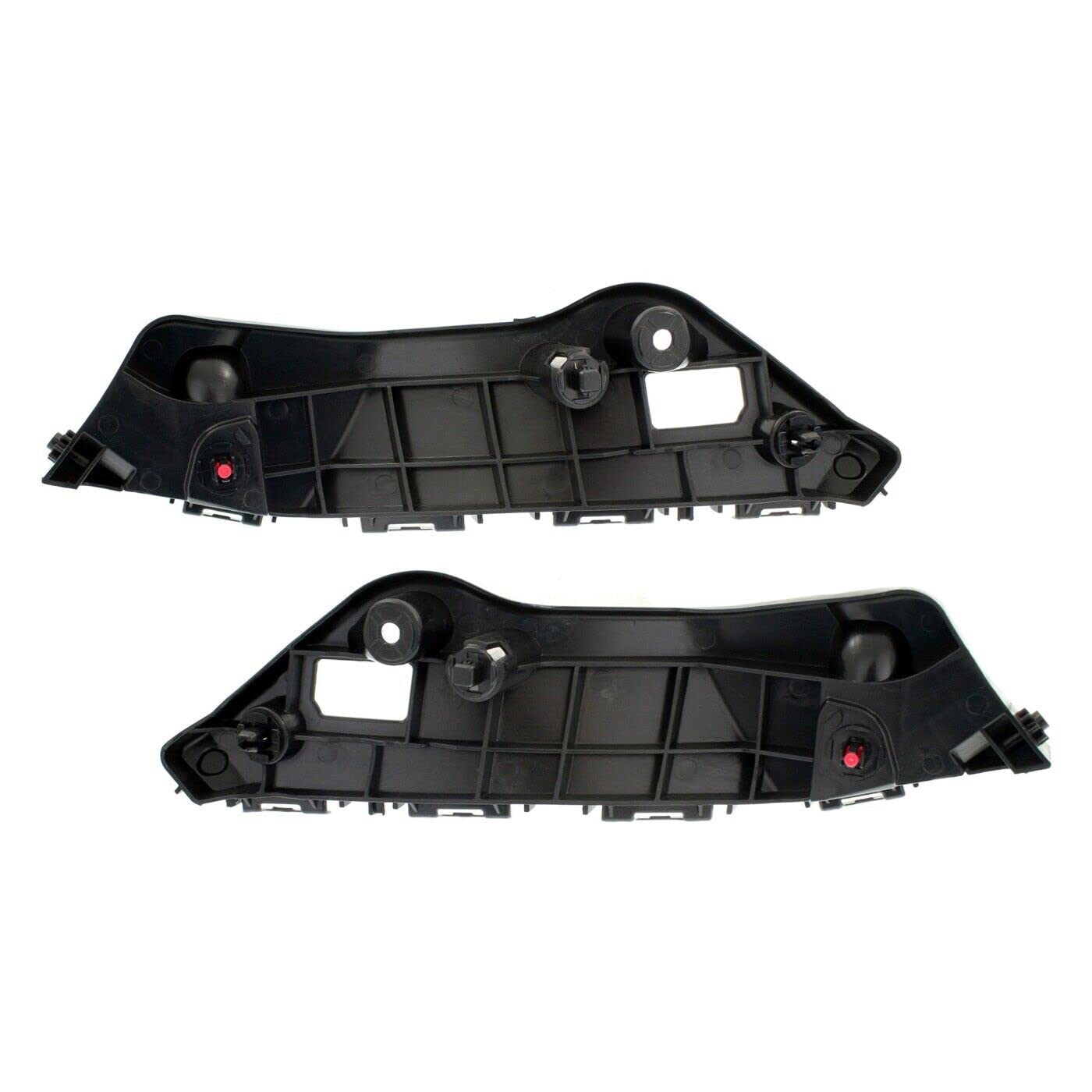 DAT AUTO PARTS Front Left Driver & Right Passenger Side Outer Set Bumper Cover Support Bracket Reatiner Replacement For 2013 - 2015 Toyota RAV4 Bla...