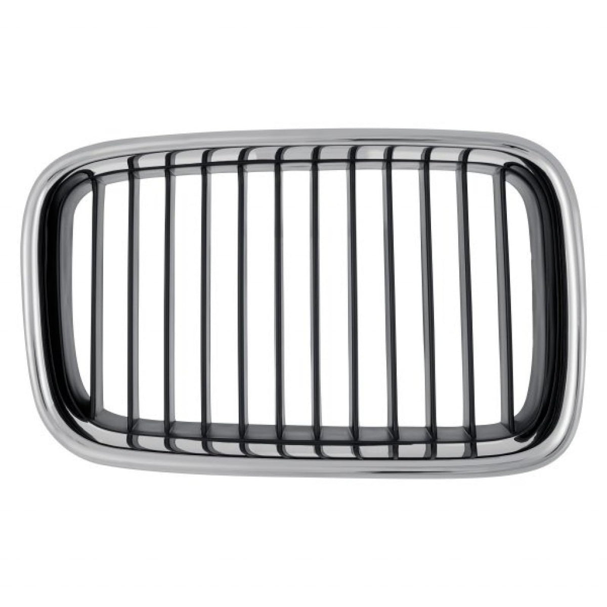 Front Passenger Side Grille Assembly, Fits 1992–1996 BMW 3 Series Convertible, Coupe, Sedan, 1995–1996 Hatchback & M3 (Except 328 Models), Silver P...