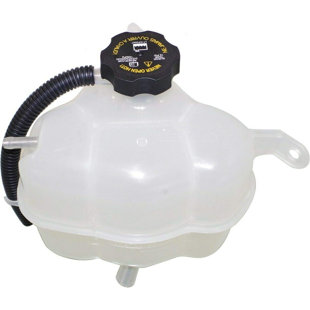 DAT AUTO PARTS Engine Coolant Recovery Bottle Overflow Tank Replacement for 2006 2007 2008 2009 Chevrolet Equinox & Pontiac Torrent White Textured ...