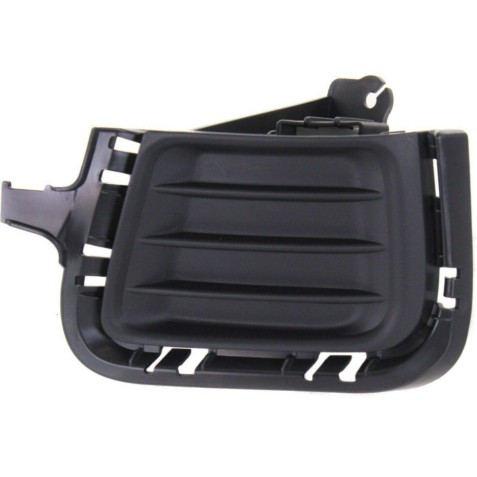 DAT AUTO PARTS Front Left Driver Side Bumper Fog Light Lamp Hole Cover Grille Molding Trim Replacement for 2012-2014 Toyota Prius C Black Textured ...