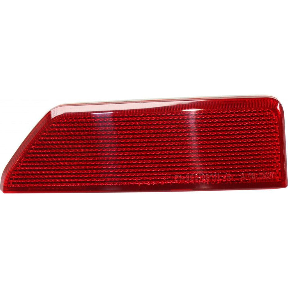 DAT AUTO PARTS Rear Left Driver Side Back Bumper Cover Reflector Lamp Marker Light Assembly Insert Replacement For 2016-2017 GMC Terrain Red Plasti...