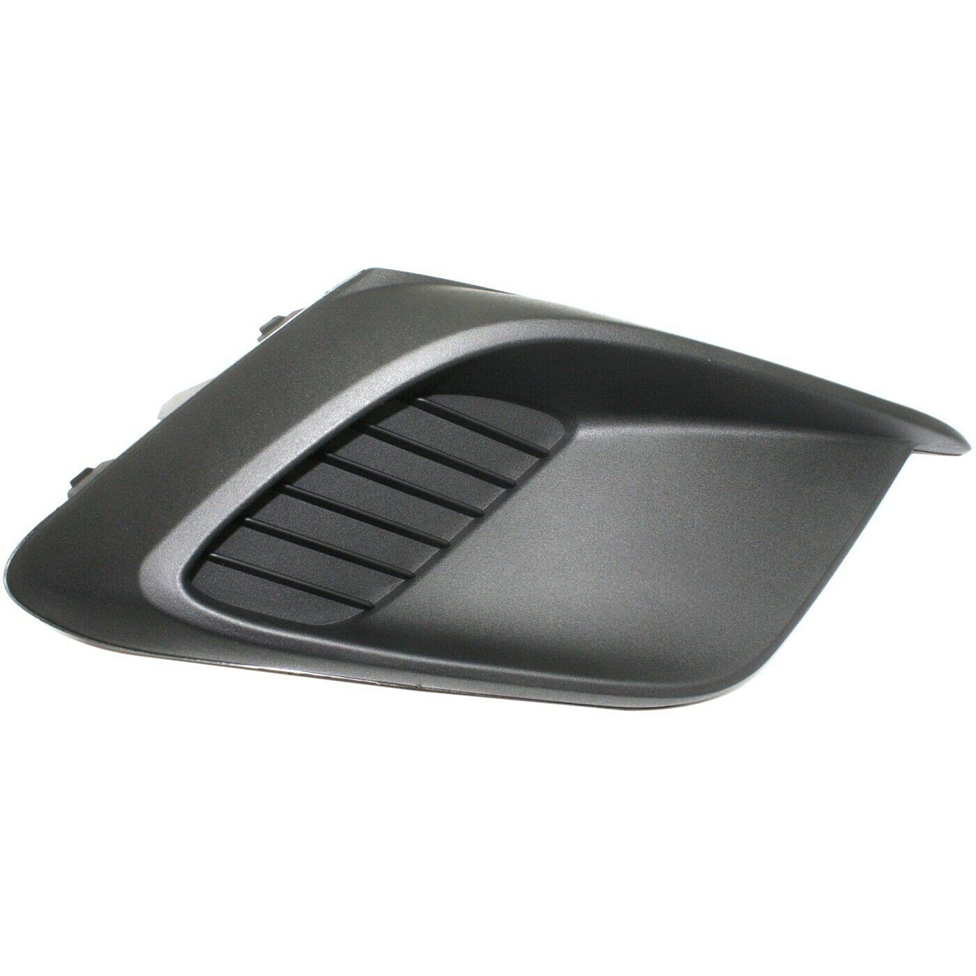 DAT AUTO PARTS Right Front Passenger Side Side Fog Light Cover Lamp Hole Grille Trim Molding Insert Replacement For 2014-2016 Mazda 3 for Sedan/Hat...