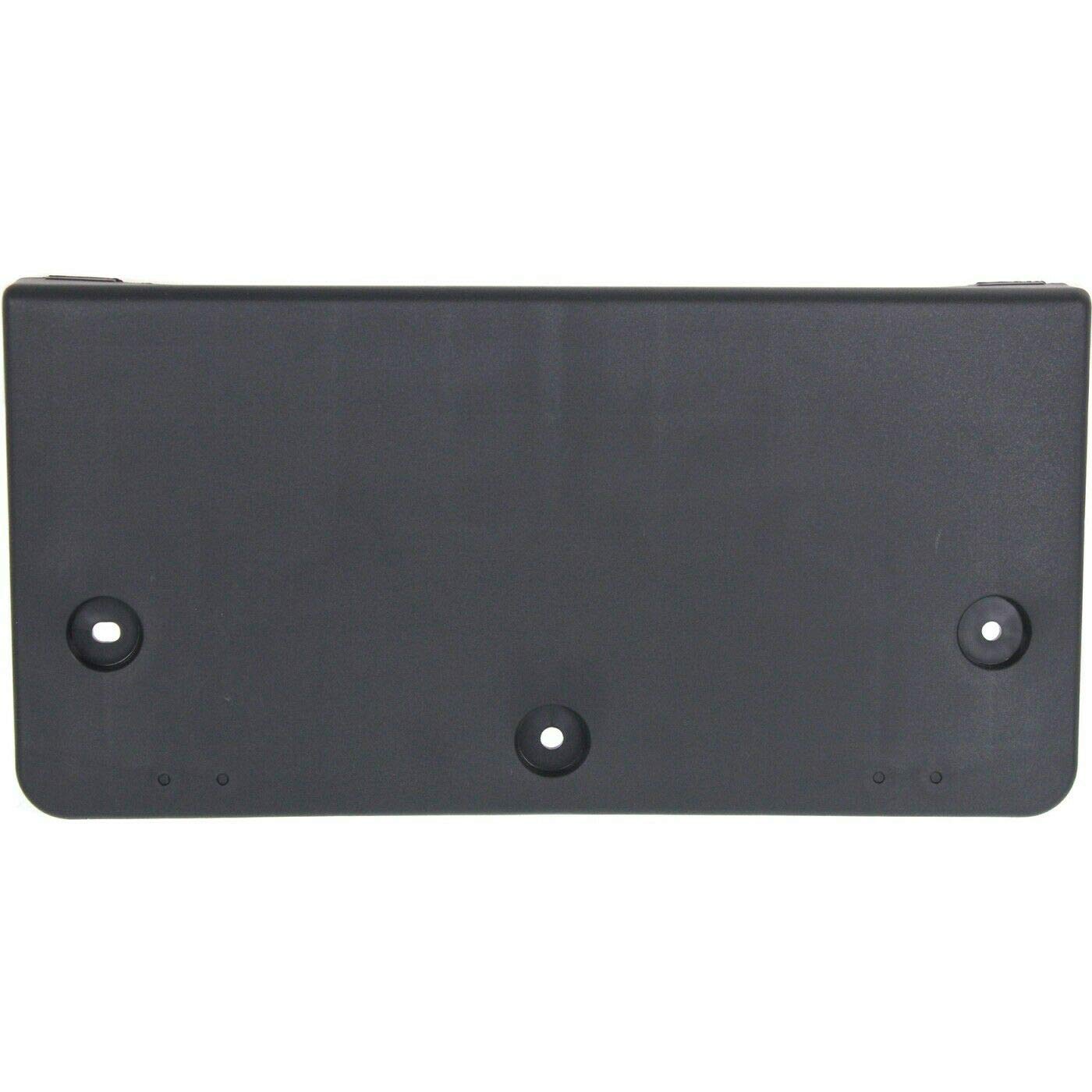 DAT AUTO PARTS Front Bumper License Plate Bracket Tag Holder Frame Cover Replacement for 2011-2013 Kia Optima Models Black Textured Plastuc KI10681...