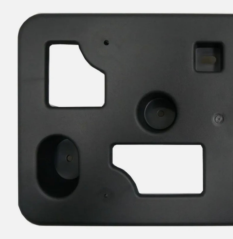 DAT AUTO PARTS Front Bumper License Plate Mounting Bracket Frame Cover Tag Holder Replacement for 2020-2024 Cadillac CT5 Black Textured Plastic For...