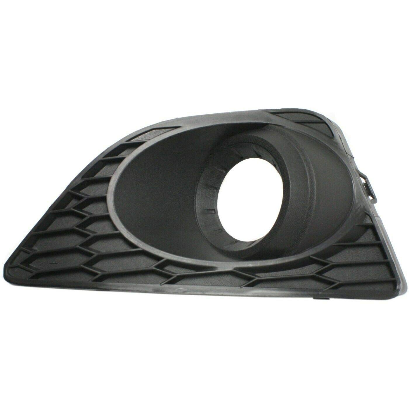 DAT AUTO PARTS Front Left Driver Side Fog Light Bezel Hole Cover Trim Bumper Insert Replacement For 2010 2011 2012 Ford Fusion SEL and Hybrid Black...