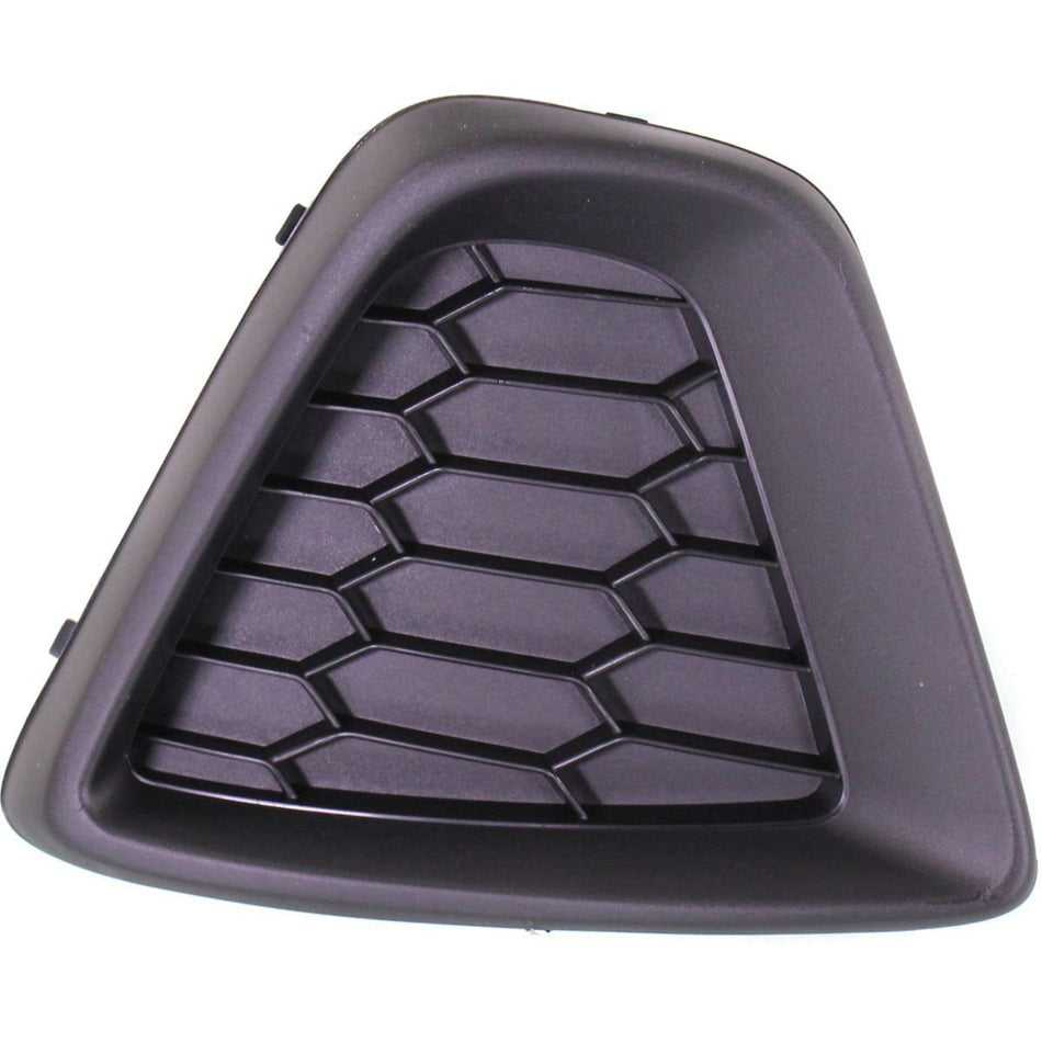 DAT AUTO PARTS Front Left Driver & Right Passenger Side Bumper Fog Light Cover Grille Molding Trim Set of 2 Replacement for 2013-2015 Mazda CX-5 Bl...