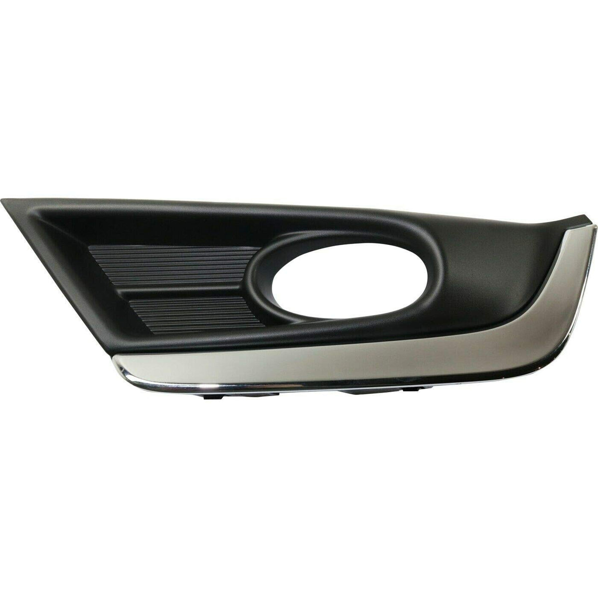 DAT AUTO PARTS Front Left Driver Side Fog Light Bezel Lamp Hole Cover Molding Bumper Insert Replacement for 2017 2018 2019 Honda CRV Black Textured...