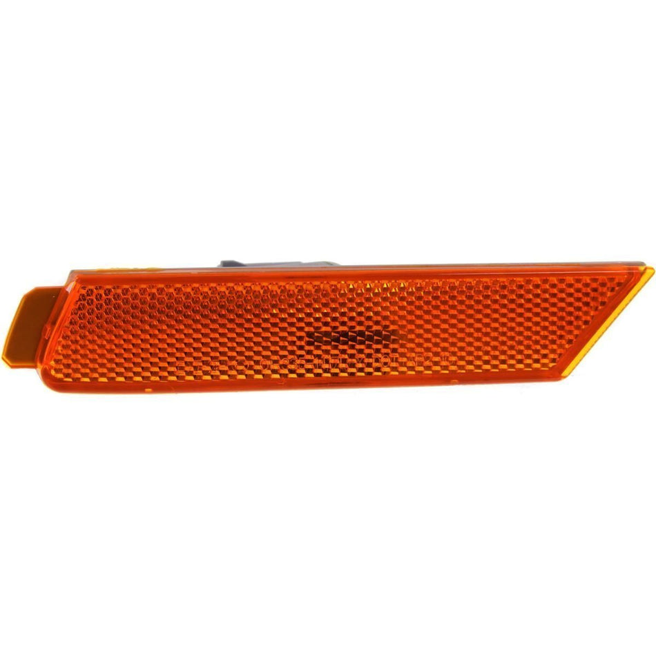 DAT AUTO PARTS Front Right Passenger & Left Driver Side Marker Light Parking Lamp Set Of 2 Replacement For 2010 - 2015 Chevrolet Camaro Amber Lens ...