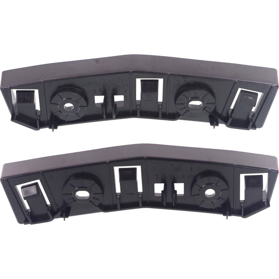 Front Left Driver & Right Passenger Side Set Of 2 Bumper Cover Support Bracket Mounting Retainer Brace Pair Replacement For 2014-2018 Jeep Cherokee...