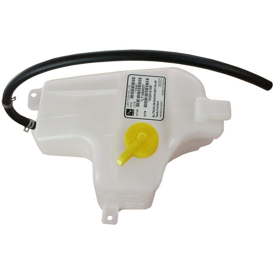 DAT AUTO PARTS Engine Coolant Recovery Bottle Overflow Reservoir Tank With Cap Replacement for 2002-2006 Nissan Altima 2004-2008 Maxima 2004-2009 Q...