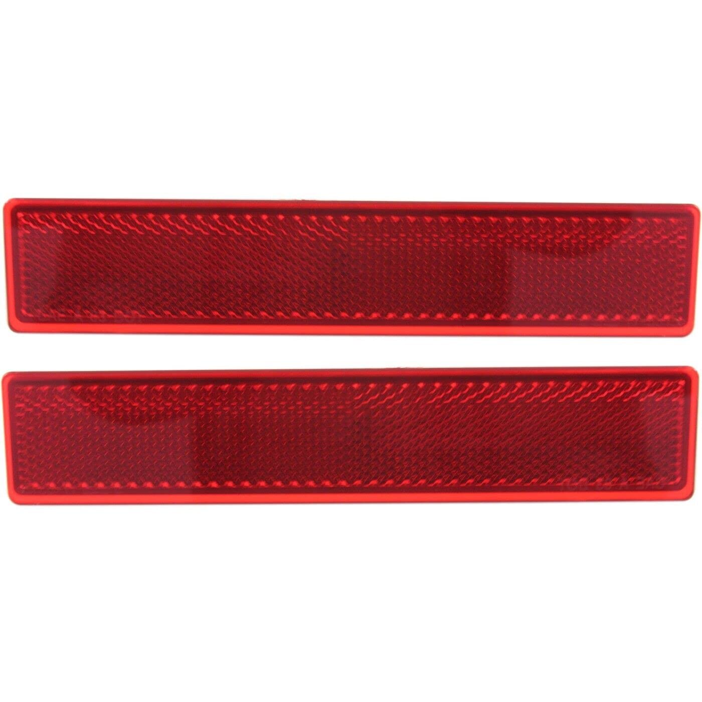 DAT AUTO PARTS Rear Right Passenger & Left Driver Side Pair Bumper Cover Reflector Lamp Marker Light Set Replacement For 2017-2025 Honda Ridgeline ...