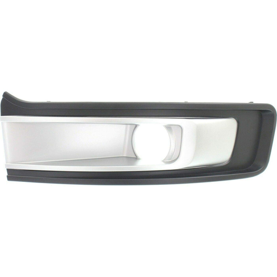 DAT AUTO PARTS Front Left Driver Side Fog Light Bezel Trim Cover Bumper Molding Insert Replacement For 2013-2019 Ford Flex Black & Silver Textured ...