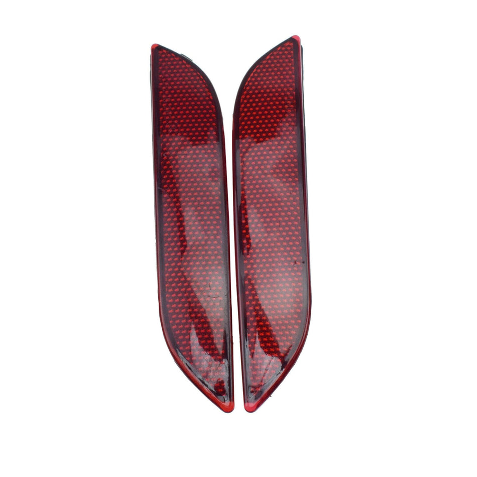Rear Driver and Passenger Side Bumper Reflector Set of 2 Fits 2018-2024 Toyota Camry 2018-2023 Camry Red Lens TO1184110 TO1185110 8192006060
