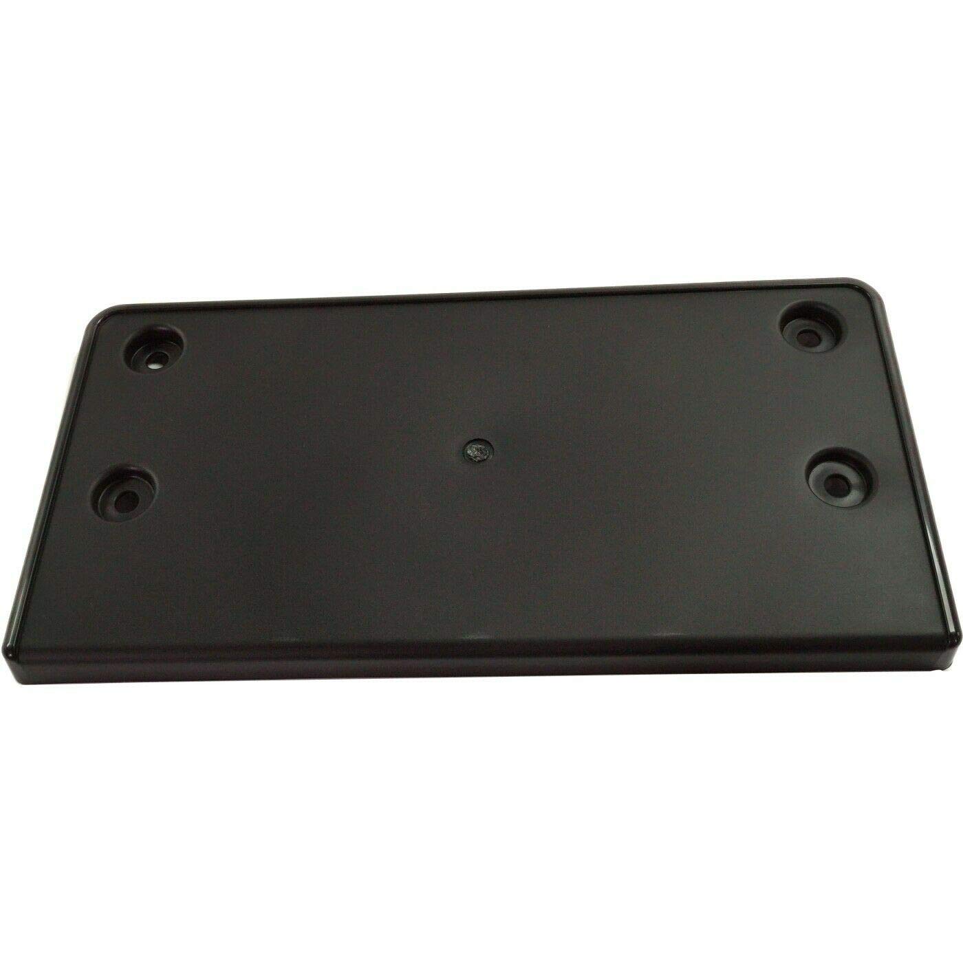 DAT AUTO PARTS Front Bumper License Plate Frame Tag Mounting Bracket Holder Cover Replacement for 2018-2021 Volkswagen Tiguan Without R Line Black ...